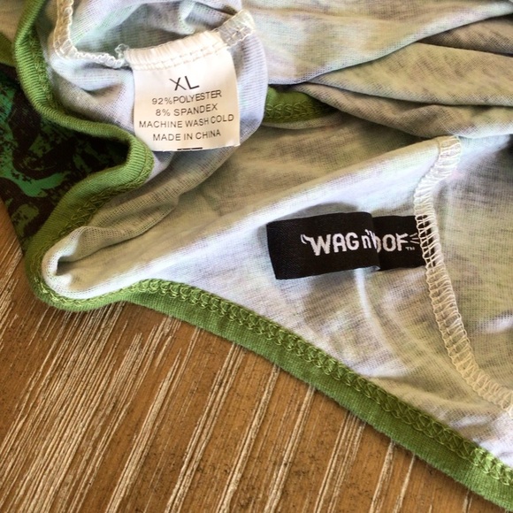 Wag n Woof Cute T-Rex Dinosaur Dog Pet T-Shirt Clothing Size XL - Picture 5 of 5